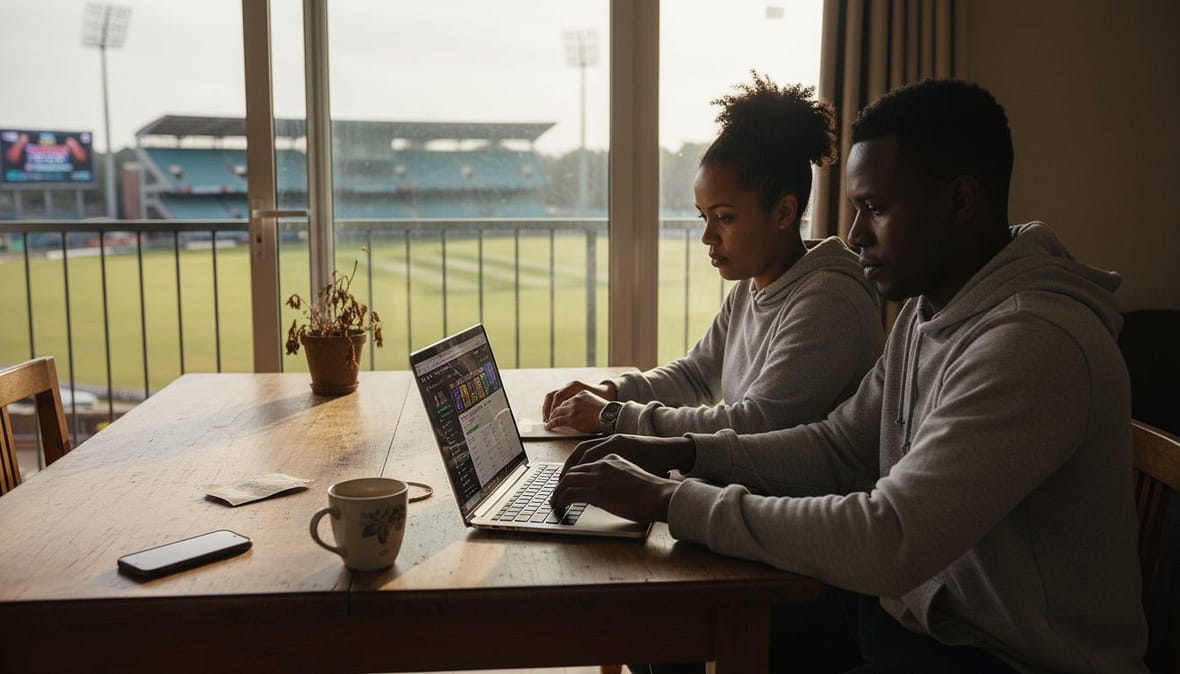 South African players browsing online casinos