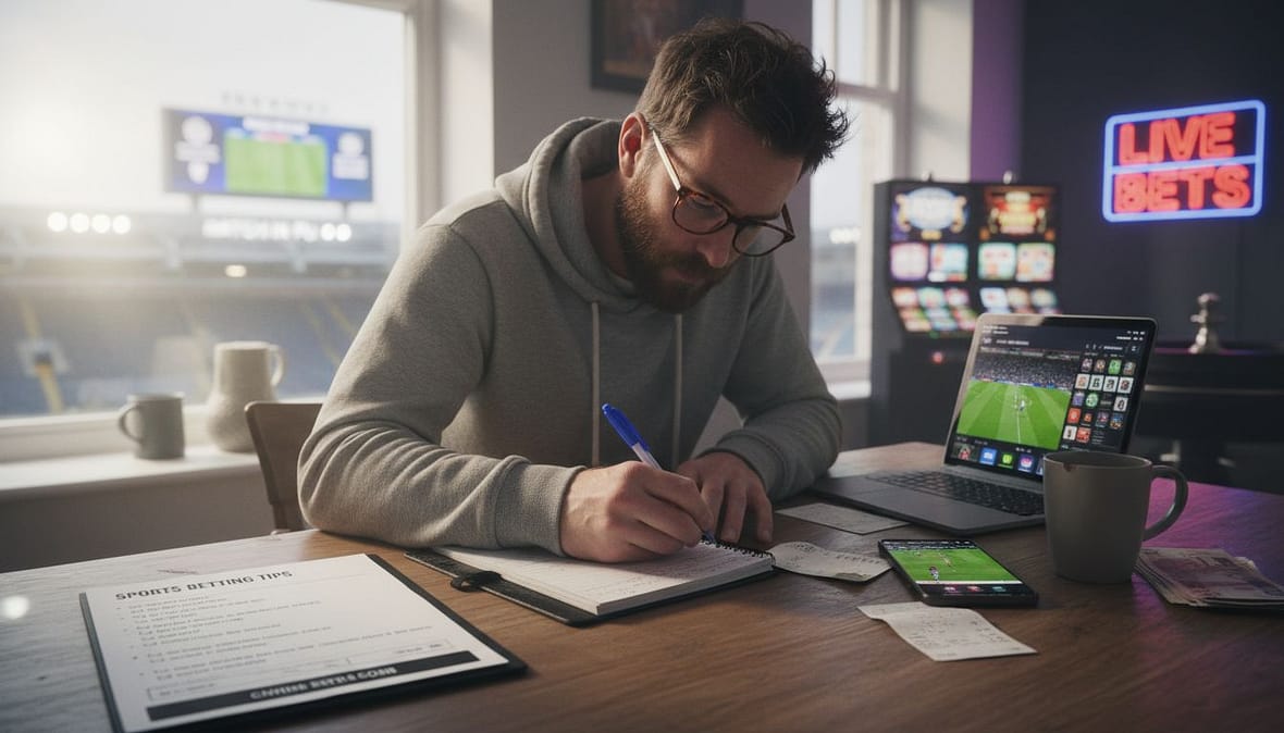 Beginner creating a sports betting tips checklist