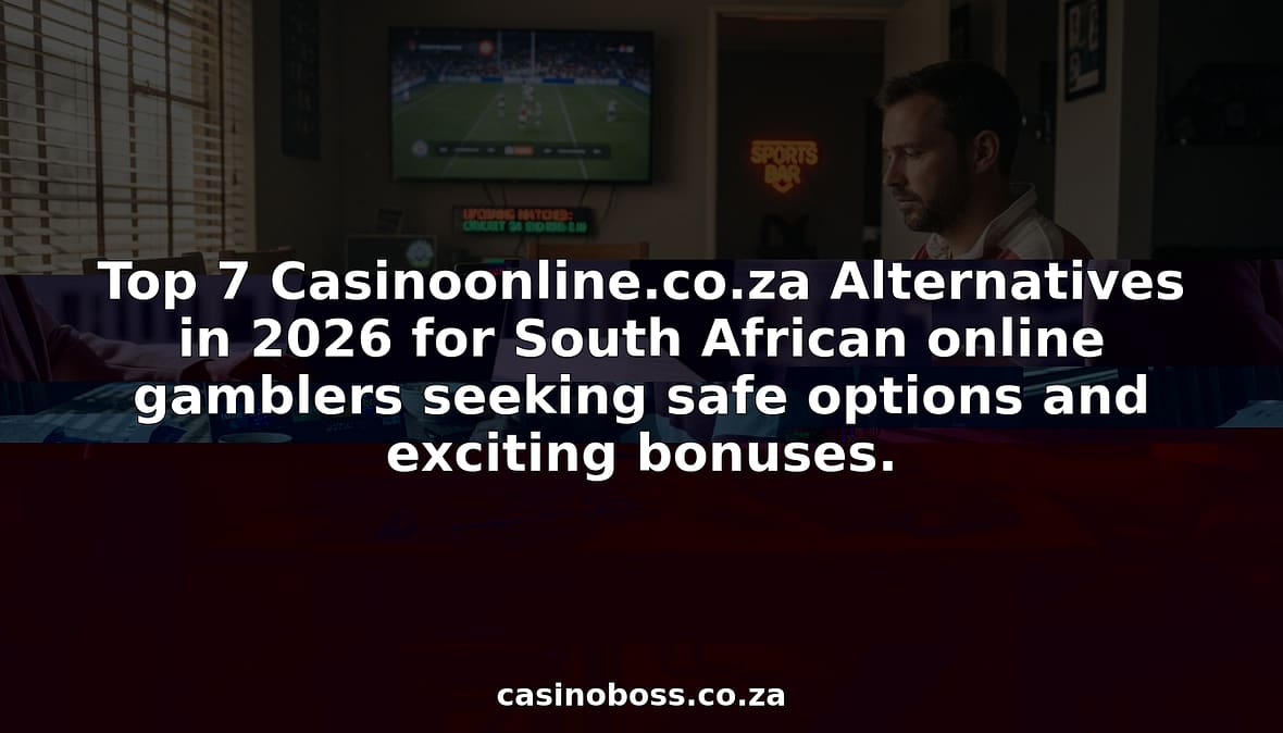 Man comparing online casino options at home