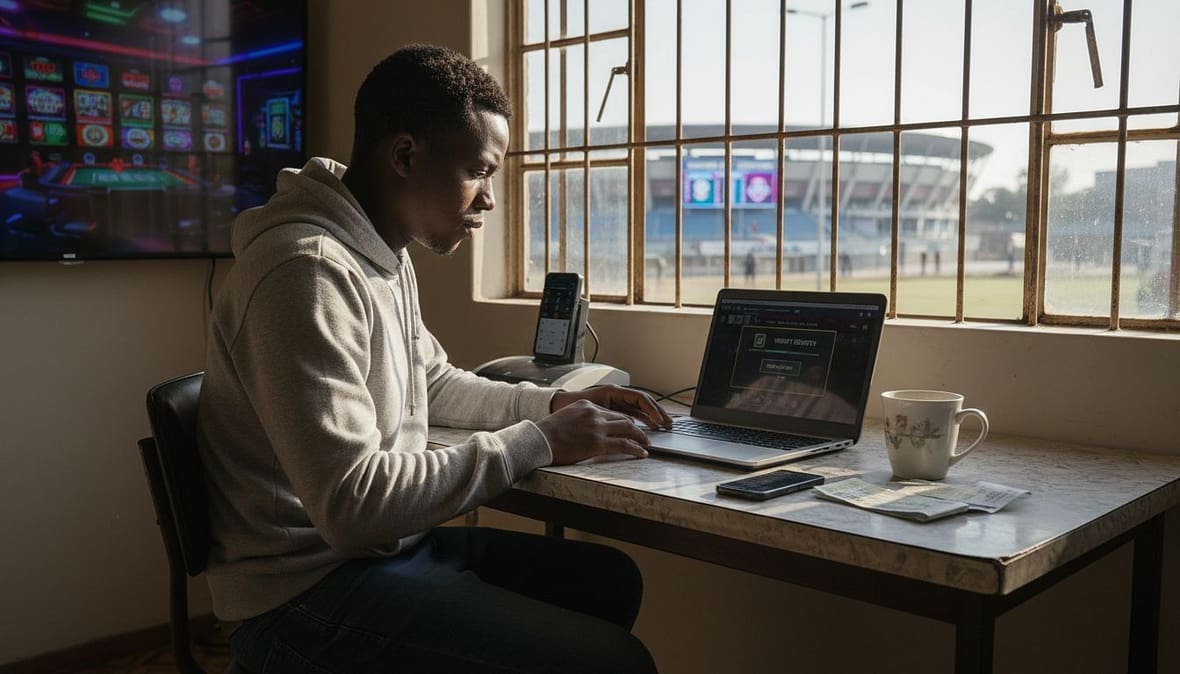 South African player completing KYC verification